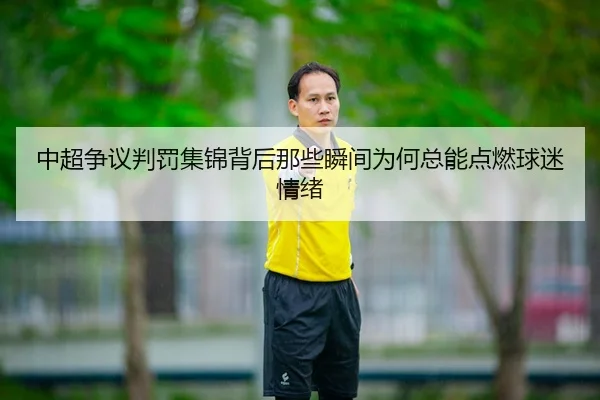 中超争议判罚集锦背后那些瞬间为何总能点燃球迷情绪
